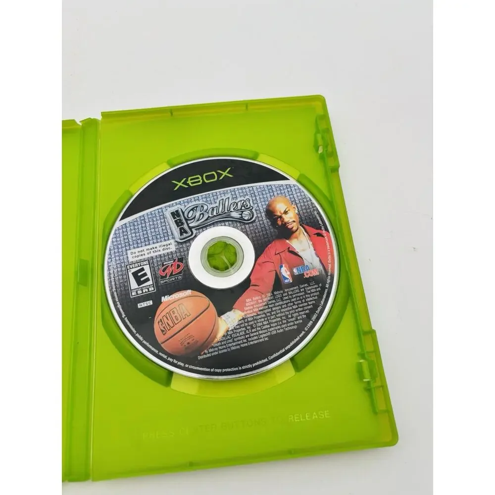 NBA Ballers (Microsoft Xbox, 2004) CIB Tested Working Complete VG Condition